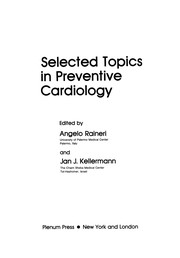 Cover of Selected Topics in Preventive Cardiology by Angelo Raineri