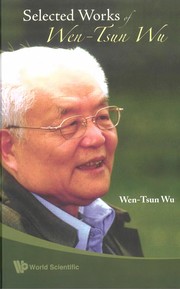 Cover of Selected works of Wen-tsun Wu by Wu, Wen-tsün.