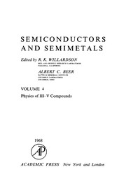 Cover of Physics of III-V compounds by Robert K. Willardson