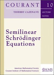 Cover of Semilinear Schrödinger equations by Thierry Cazenave