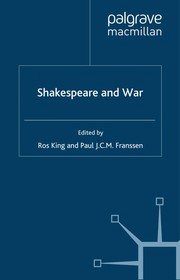 Cover of Shakespeare and war by Ros King