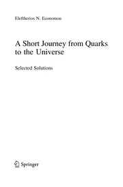 Cover of A Short Journey from Quarks to the Universe by E. N. Economou