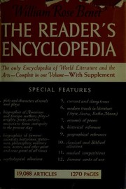 Front cover of The reader's encyclopedia by William Rose Benét