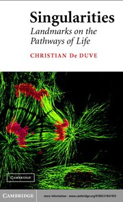 Cover of SINGULARITIES: LANDMARKS ON THE PATHWAYS OF LIFE by CHRISTIAN DE DUVE