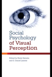 Cover of Social psychology of visual perception by Emily Balcetis