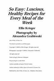 Cover of So easy by Ellie Krieger
