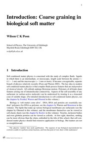 Front cover of Soft condensed matter physics in molecular and cell biology by David Andelman