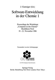Front cover of Software-Entwicklung in der Chemie 1 by Johann Gasteiger