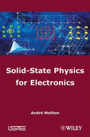 Cover of Solid-state physics for electronics by André Moliton
