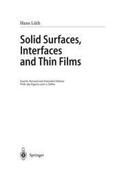 Cover of Solid Surfaces, Interfaces and Thin Films by Hans Lüth