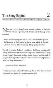 Front cover of A Song for the King by Thrangu Rinpoche
