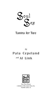 Cover of Soul sex by Pala Copeland
