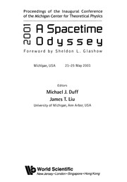 Front cover of 2001, a spacetime odyssey by Michigan Center for Theoretical Physics. Inaugural Conference