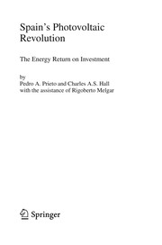 Front cover of Spain’s Photovoltaic Revolution by Pedro A. Prieto