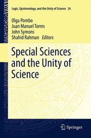 Front cover of Special Sciences and the Unity of Science by Olga Pombo