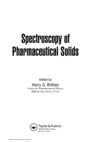Cover of Spectroscopy of pharmaceutical solids by H. G. Brittain