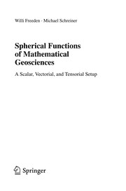 Cover of Spherical Functions of Mathematical Geosciences by W. Freeden