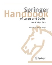 Front cover of Springer handbook of lasers and optics by F. Träger