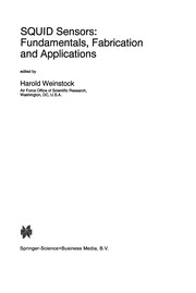 Front cover of SQUID Sensors: Fundamentals, Fabrication and Applications by Harold Weinstock