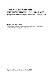 Front cover of The State and the International Oil Market by Coby Linde