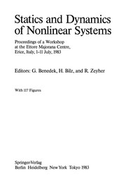 Cover of Statics and Dynamics of Nonlinear Systems by Giorgio Benedek