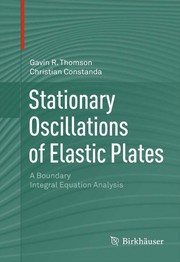 Front cover of Stationary oscillations of elastic plates by Gavin R. Thomson