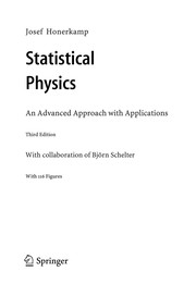 Cover of Statistical Physics by Josef Honerkamp