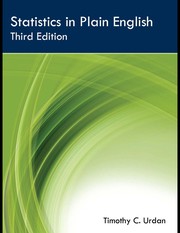 Cover of Statistics in plain English by Timothy C. Urdan