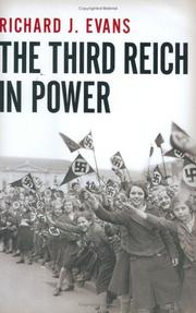 Cover of The Third Reich in power, 1933-1939 by Sir Richard J. Evans FBA FRSL FRHistS