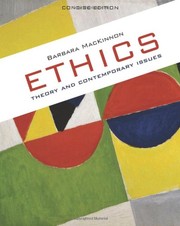 Front cover of Ethics: Theory & Contemporary Issues - Concise Edition (Available Titles CourseMate) by Barbara MacKinnon