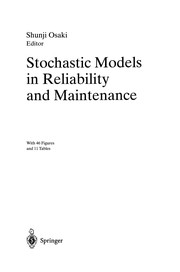 Front cover of Stochastic Models in Reliability and Maintenance by Shunji Osaki