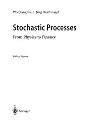 Cover of Stochastic processes by Wolfgang Paul