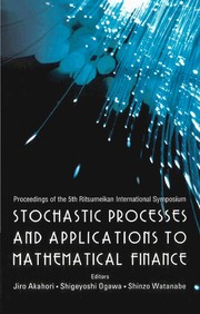 Front cover of Stochastic processes and applications to mathematical finance by Ritsumeikan International Symposium (5th 2005 Ritsumeikan Daigaku, Japan)