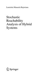 Front cover of Stochastic reachability analysis of hybrid systems by Luminita Manuela Bujorianu