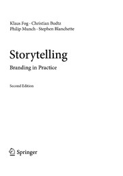 Front cover of Storytelling by Klaus Fog