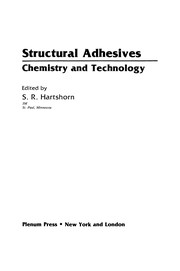 Cover of Structural Adhesives by S. R. Hartshorn
