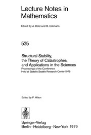 Front cover of Structural Stability, the Theory of Catastrophes, and Applications in the Sciences by P. Hilton