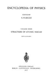 Front cover of Structure of Atomic Nuclei / Bau der Atomkerne by Lamek Hulthén