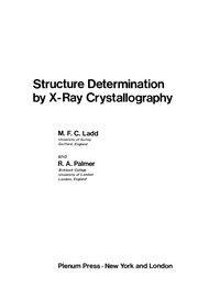Cover of Structure Determination by X-Ray Crystallography by M. F. C. Ladd
