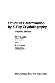 Cover of Structure Determination by X-Ray Crystallography by M. F. C. Ladd