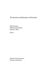 Front cover of The structure and dynamics of networks by M. E. J. Newman