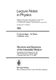 Front cover of Structure and dynamics of the interstellar medium by IAU Colloquium (120th 1989 Granada, Spain)