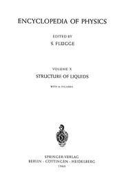 Front cover of Structure of Liquids / Struktur der Flüssigkeiten by H. S. Green