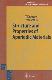 Front cover of Structure and Properties of Aperiodic Materials by Yoshiyuki Kawazoe