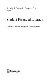 Front cover of Student Financial Literacy by Dorothy B. Durband