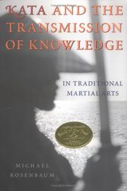Front cover of Kata and the transmission of knowledge by Michael Rosenbaum