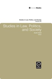Front cover of Studies in law, politics, and society by Austin Sarat