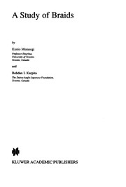 Cover of A Study of Braids by Kunio Murasugi