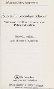 Front cover of Successful secondary schools by Wilson, Bruce L.