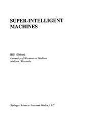 Cover of Super-Intelligent Machines by Bill Hibbard